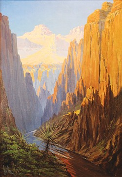“Colorado River, Grand Canyon” by Louis Benton Akin - FRED JONES JR. MUSEUM OF ART / PROVIDED