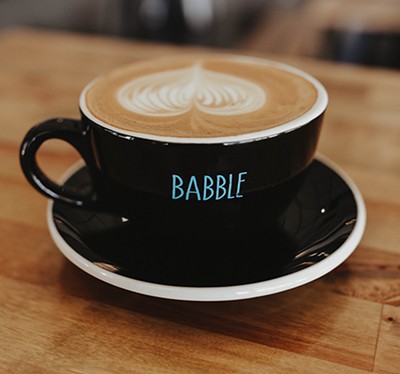 A latte from Babble - ALEXA ACE