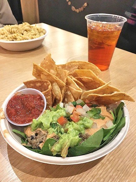 The Southwest quinoa bowl with fresh chips - JACOB THREADGILL