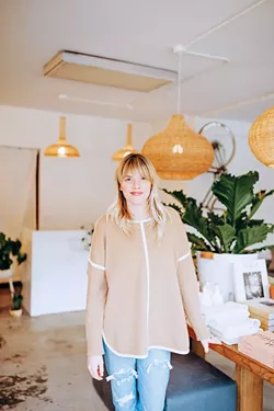 Chelsey Cobbs, a former Bobbi Brown makeup artist, opened Salt & Water Co. to fill a need for a place to purchase clean beauty and self-care products in Oklahoma City. - ALEXA ACE