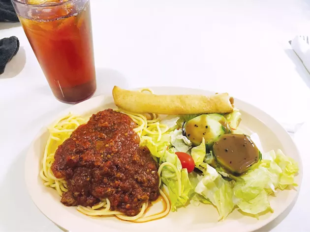Spaghetti with meat sauce - JACOB THREADGILL
