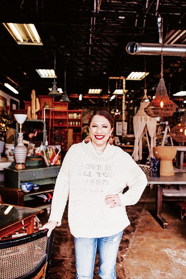 Laura Robinson opened Norman-based vintage store Robinson’s Repurposed in 2012. - ALEXA ACE