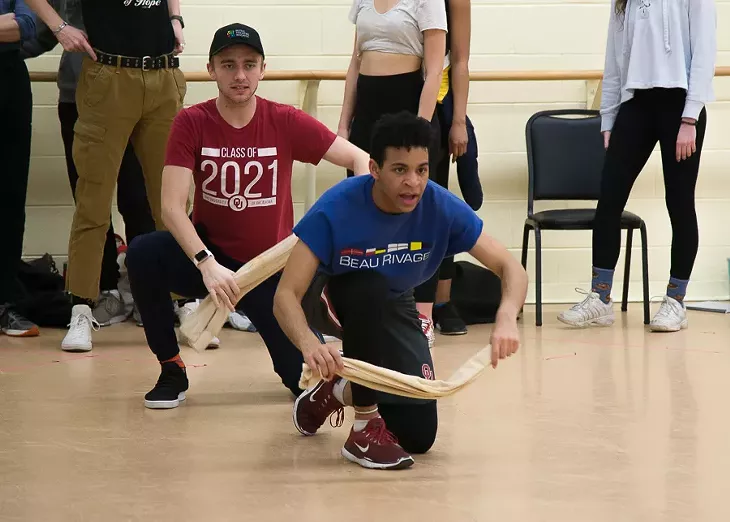 University of Oklahoma theater students rehearse for Grand Hotel. - PROVIDED