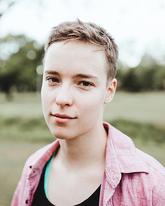 High school senior Nikita Lewchuk has navigated the difficulties of nonbinary life for four years. - ALEXA ACE