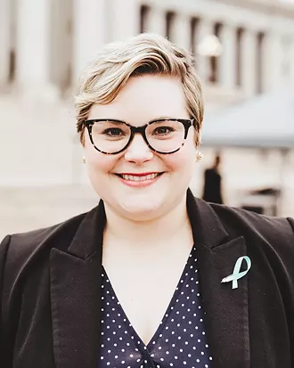 House Minority Leader Emily Virgin, D-Norman, promised to keep fighting for Medicaid expansion. - ALEXA ACE
