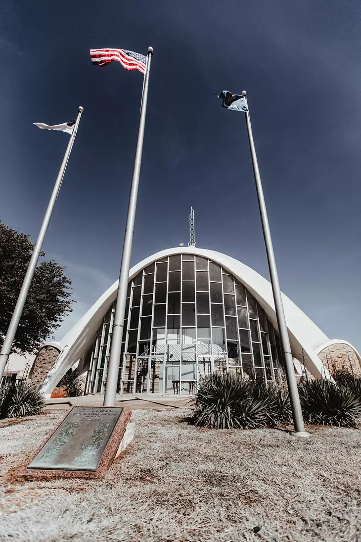 Four city council members added an agenda item on Friday to overturn the Historic Preservation Commission's protection of First Christian Church. - ALEXA ACE