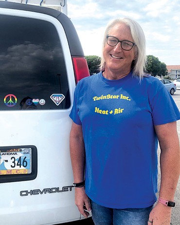 Tessa White was a member of law enforcement in New Hampshire for 20 years and now lives in Oklahoma City and is an active member of the LGBTQ+ community. - ALEXA ACE