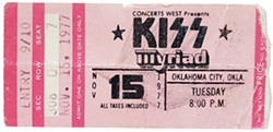 Kiss played at Myriad Convention Center in 1977. - PROVIDED
