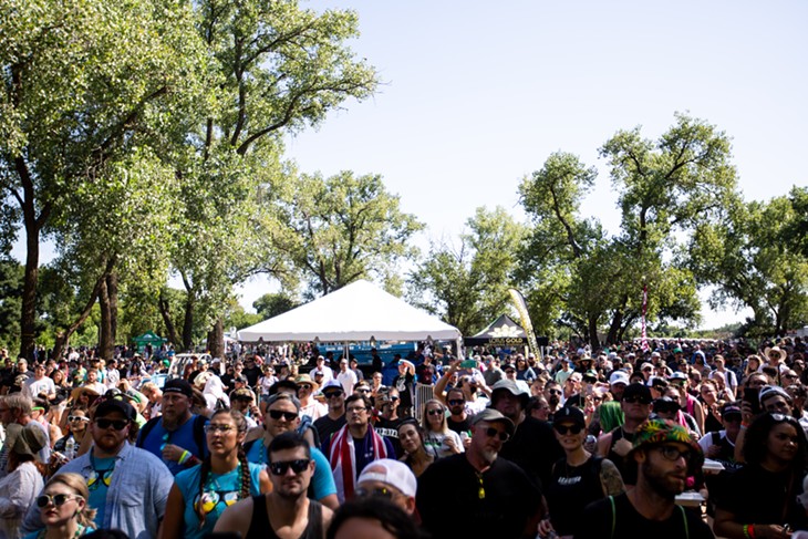 Thousands more people than expected turned out to the first High Times Oklahoma Cannabis Cup. - ALEX ACE