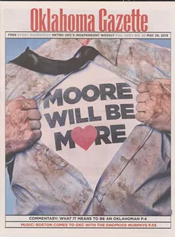 The cover of Gazette after the largest tornado in the state’s history hit Moore in May 2013. - PHOTO GAZETTE/FILE