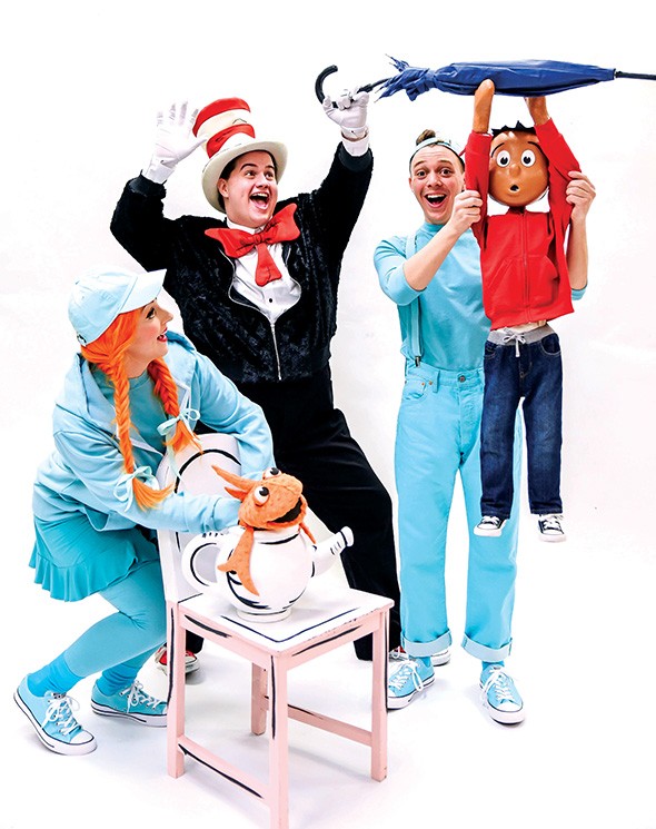 Lexi Windsor, Josiah Brooks and Eli Bradley star in The Cat in the Hat. - K. TALLEY PHOTOGRAPHY / PROVIDED