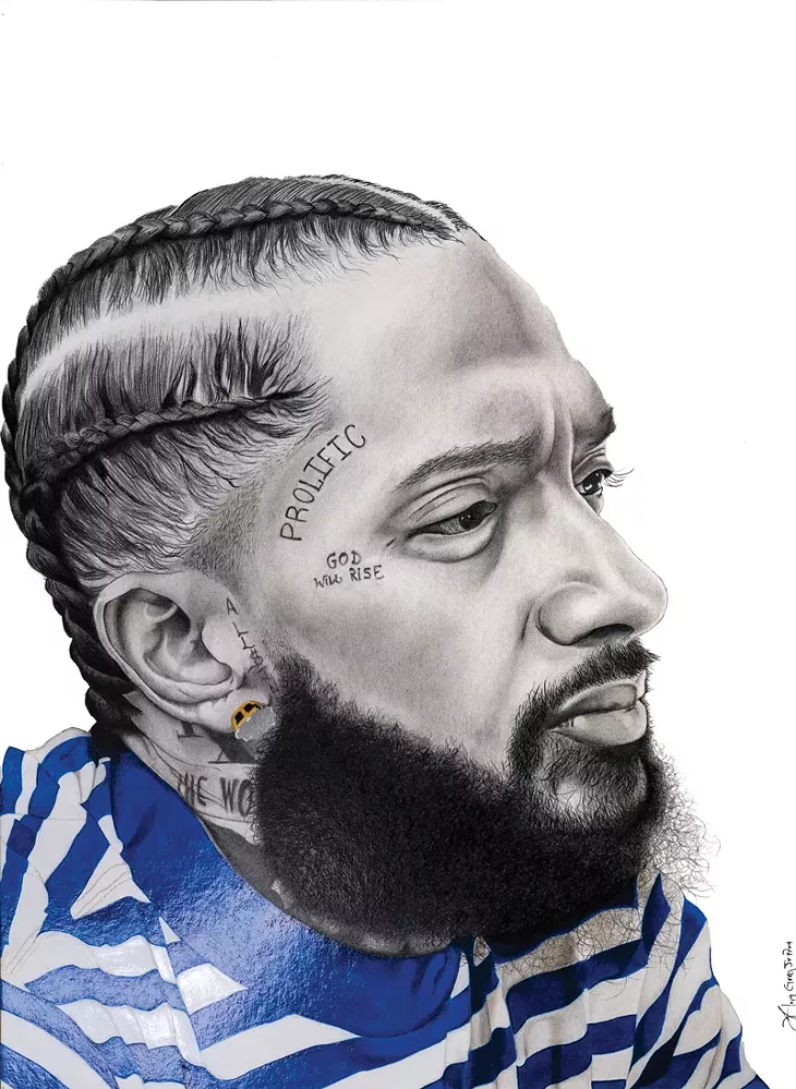 "Nipsey Blue" - GREG POGUE JR. / PROVIDED
