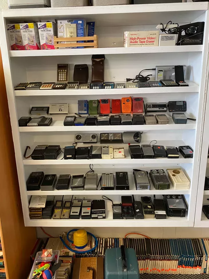 JB’s Analog started at a flea market and now sells vintage electronics and VHS and cassette tapes from its storefront at 5850 NW 50th St. - PETER J. BRZYCKI