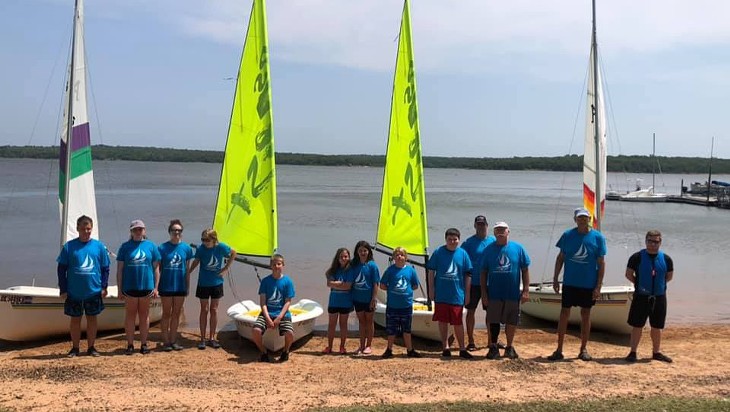 Kids’ Sailing Camp with Lake Thunderbird Educational Foundation, June 2021. - PHOTO PROVIDED