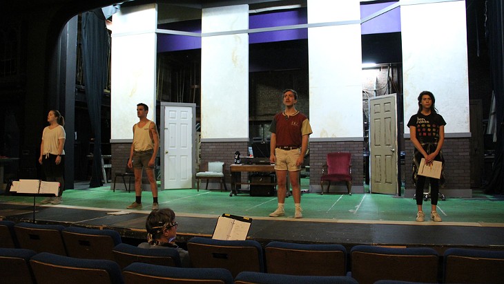 Cast members rehearse [title of show.] - PHOTO PROVIDED
