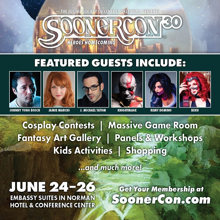 SoonerCon returns to Norman for its 30th celebration of pop culture, gaming, and sci-fi