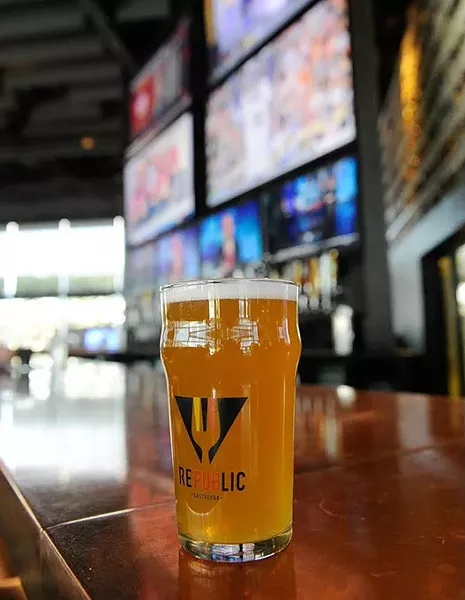 A pint of beer at Republic Gastropub in Oklahoma City, Friday, Feb. 12, 2016. - GARETT FISBECK