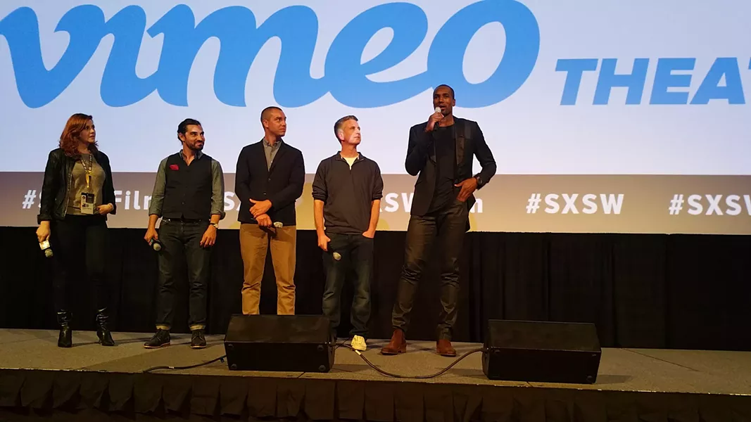 Serge Ibaka watched "Son of the Congo" for the first time during its premier at SXSW. - BEN FELDER