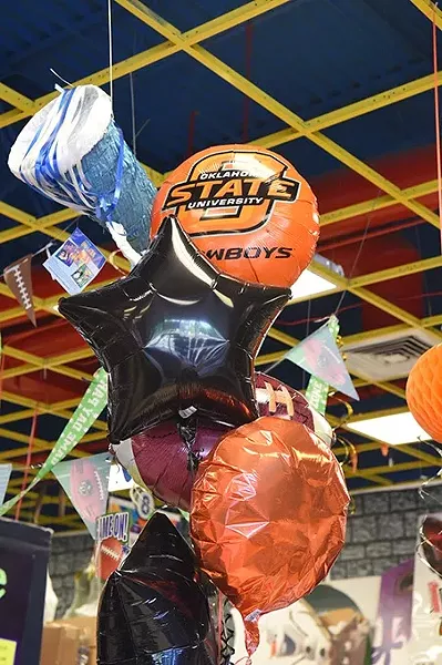 OSU Football party baloons at Party Galaxy, 1700 Belle Isle Blvd. mh