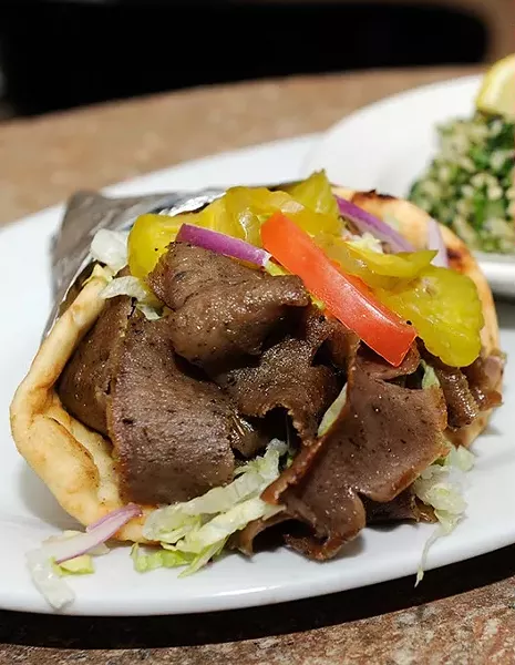 Gyro at Zorba's Restaurant and Bar. - GARETT FISBECK