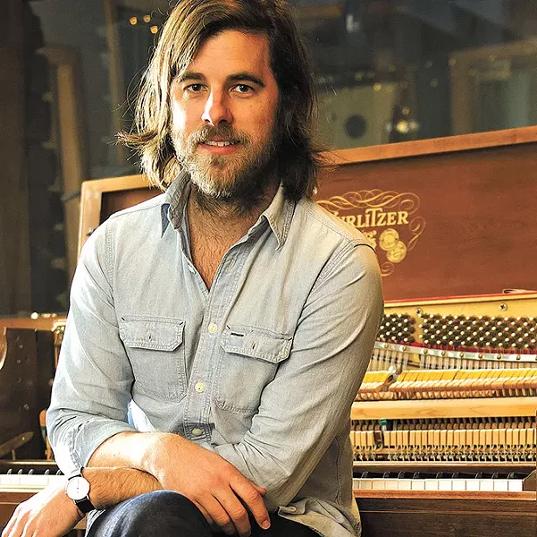 Graham Colton poses for a photo at Lunar Manor Recording Studio in Oklahoma City, Monday, Jan. 19, 201. - GARETT FISBECK