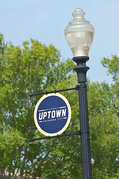 New signs marking the Historic Uptown district were unveiled along NW 23rd Street in Sept. of 2013. mh