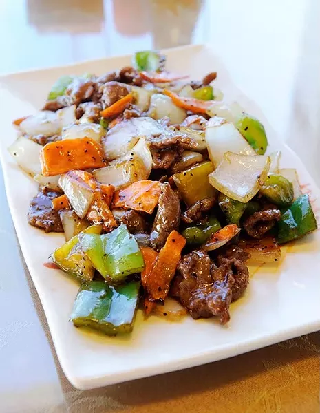 Pepper Steak at Wahaha in Edmond, Thursday, Dec. 10, 2015. - GARETT FISBECK