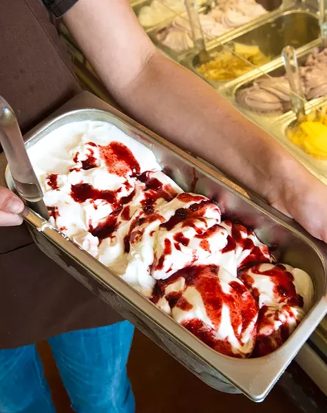Marscapone Gelato at Il Dolce Gelato Mark Hancock)