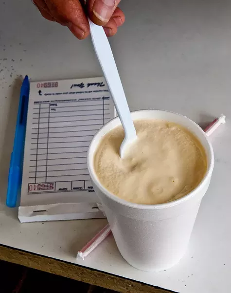 Sooner Dairy Lunch's classic butterscotch milkshake (Mark Hancock)