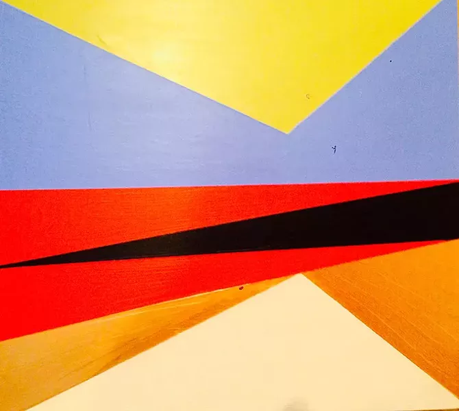 Chad Woolbright’s abstract art, along with the work of four other artists, will be on display during Art Connections. - PROVIDED