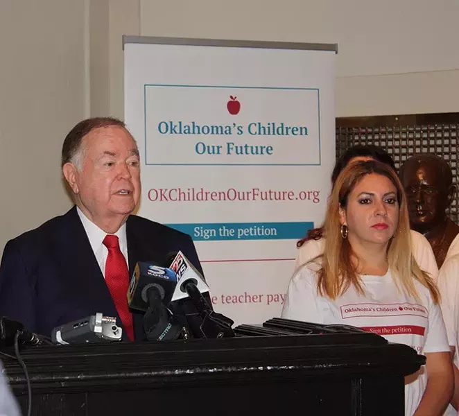 David Boren recently proposed a sales tax increase to fund education. - LAURA EASTES