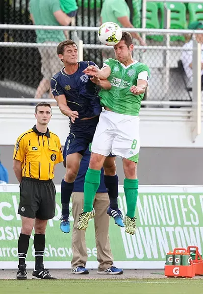 May 31, 2015: The OKC Energy FC plays the Austin Aztex in a USL game at Taft Stadium in Oklahoma City, Oklahoma. - STEVEN CHRISTY