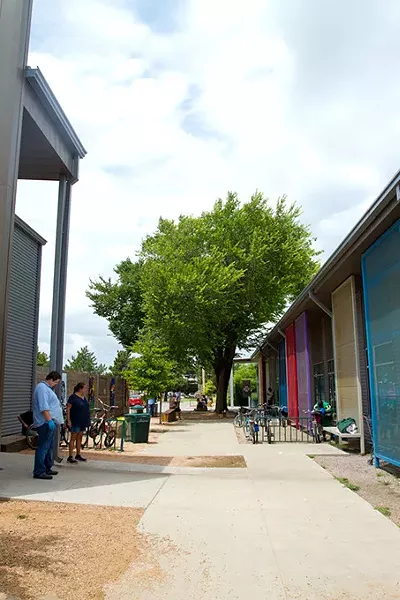 Outside The Homeless Alliance in Oklahoma City, Wednesday, July 22, 2015. - KEATON DRAPER