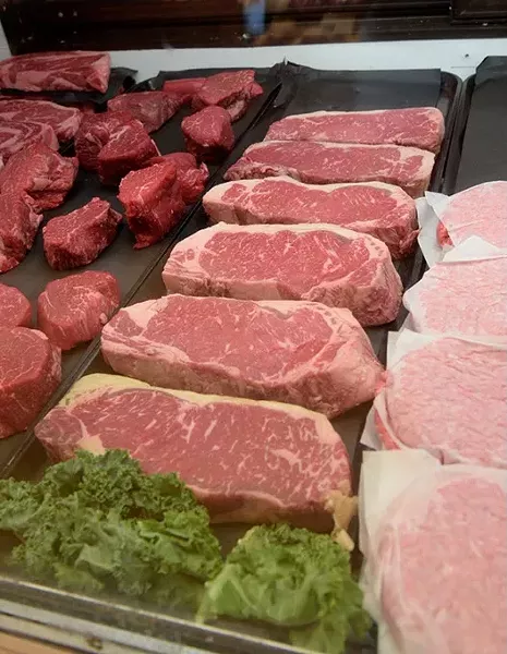 Meat case at at The Meat House in Edmond, Monday, Aug. 29, 2016. - GARETT FISBECK