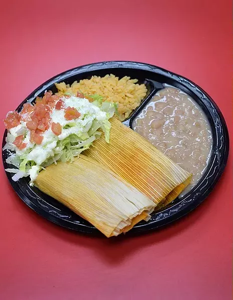 Tamales at Supermercado Morelos, Monday, May 22, 2017. - GARETT FISBECK