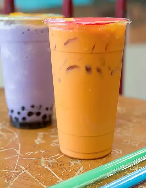 Cafe Oasis serves Thai Tea chilled over ice on Tuesday, July 12, 2016 in Oklahoma City. - EMMY VERDIN