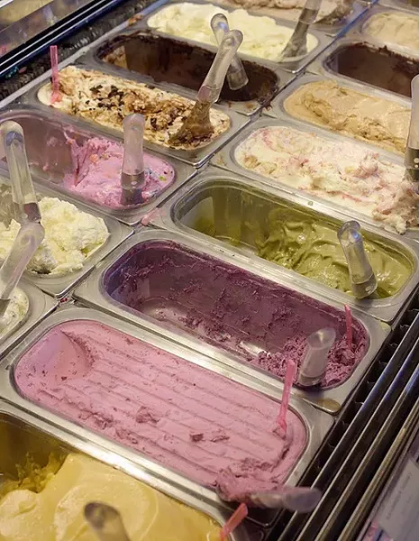 Ice cream selection at Bricktown Candy Co., Wednesday, Aug. 2, 2017. - GARETT FISBECK