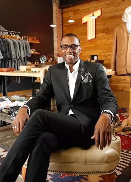 Kevin Samuels poses for a photo at Trade Men's Wares in Oklahoma City, Monday, June 27, 2016. - GARETT FISBECK