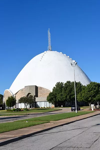 First Christian Church, possibly Oklahoma City’s most recognizable example of midcentury modern architecture, celebrates its 60th anniversary this year. (Garett Fisbeck)