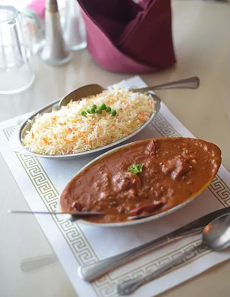 Vindaloo shrimp at Ajanta, Wednesday, Feb. 15, 2017. - GARETT FISBECK