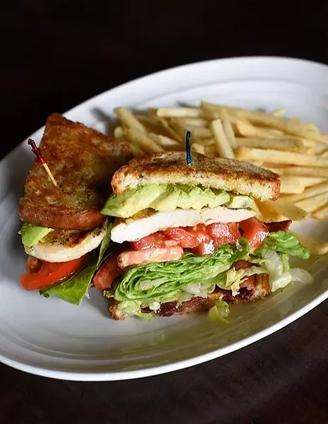 Chicken Club at Ember Modern American Tavern at the Waterford in Oklahoma City, Thursday, May 26, 2016. - GARETT FISBECK