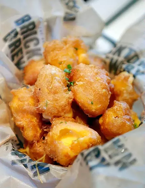 Fried cheese at Bricktown Brewery in Oklahoma City, Wednesday, Sept. 2, 2015. - GARETT FISBECK