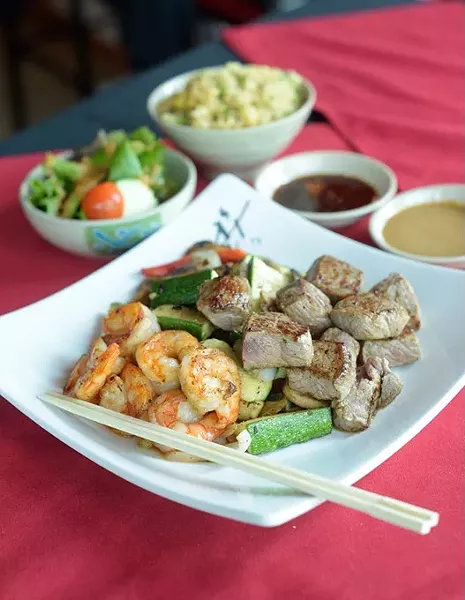 Geisha special at Musashi's, Wednesday, Aug. 31, 2016. - GARETT FISBECK