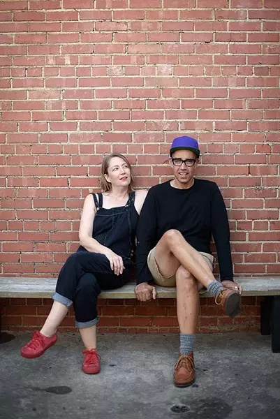 Andy and Marian Nunez poses for a photo at Opolis, Wednesday, Aug. 23, 2017. - GARETT FISBERCK