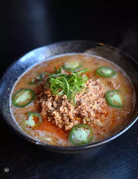 Spicy ramen at Tamashii Ramen House Thursday, Feb. 16, 2017. - GARETT FISBECK