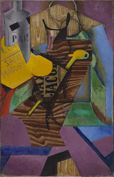 “Still Life with Book (Nature mort au livre),” Juan Gris | Image Centre Pompidou, Paris. Musée national d’art moderne – Centre de création industrielle, AM 1984-520. Photograph © Centre Pompidou, MNAM-CCI/Bertrand Prévost/Dist. RMN-GP