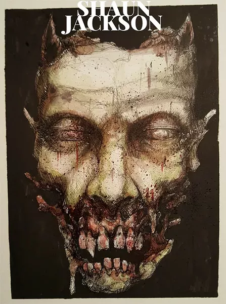 An illustration by artist Shaun Jackson, which will be displayed at Devil in God’s Country |