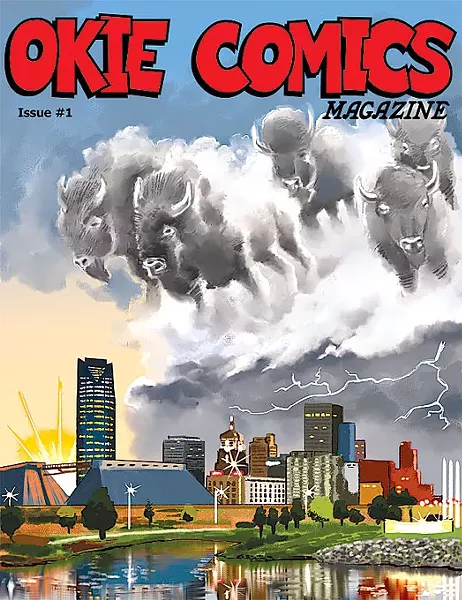 The first issue of Okie Comics Magazine launched early this month | Image Matthew Brendle / provided