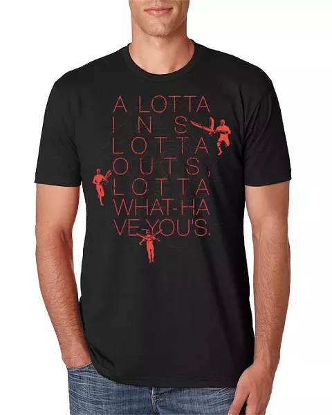T-shirts featuring quotes from The Big Lebowski from The Okay See clothing company will be for sale for $15 at the event. | Photo provided