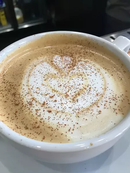 A dirty chai latte at Aurora - JACOB THREADGILL